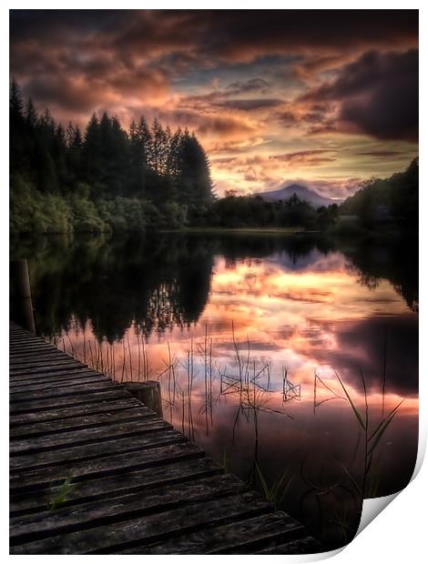 Loch Ard, Summer Dreams Print by Aj’s Images