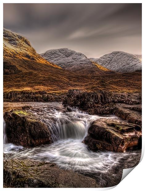The River Etive, Scotland Print by Aj’s Images