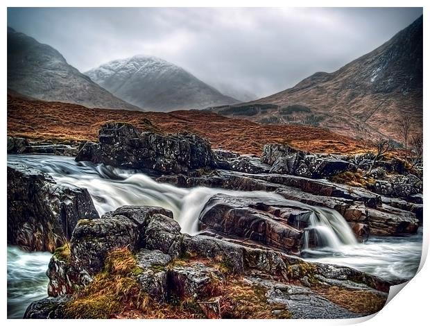 River Etive Print by Aj’s Images