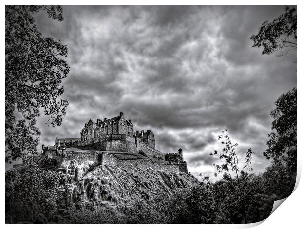 Edinburgh Castle Scotland Print by Aj’s Images