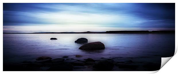 Shell Bay Blues Print by Aj’s Images
