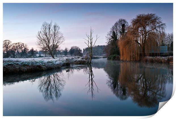 Frosty Coltishall Print by Stephen Mole