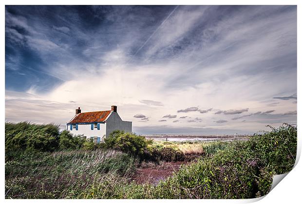 House at Brancaster Staithe Print by Stephen Mole