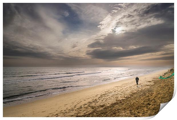 Hemsby Beach Print by Stephen Mole