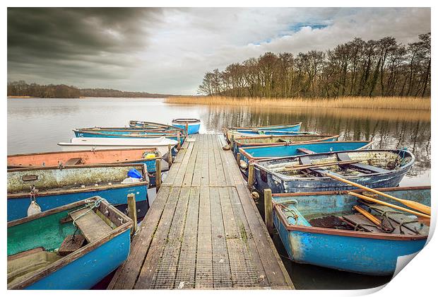 Filby Broad Print by Stephen Mole