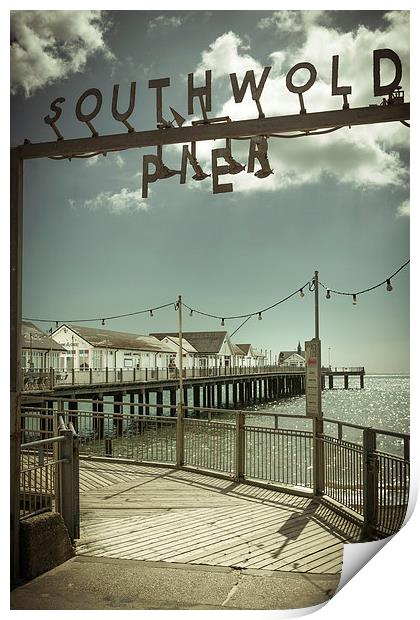 Southwold Pier Print by Stephen Mole