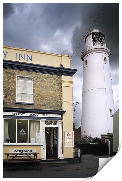 The Sole Bay Inn Print by Stephen Mole
