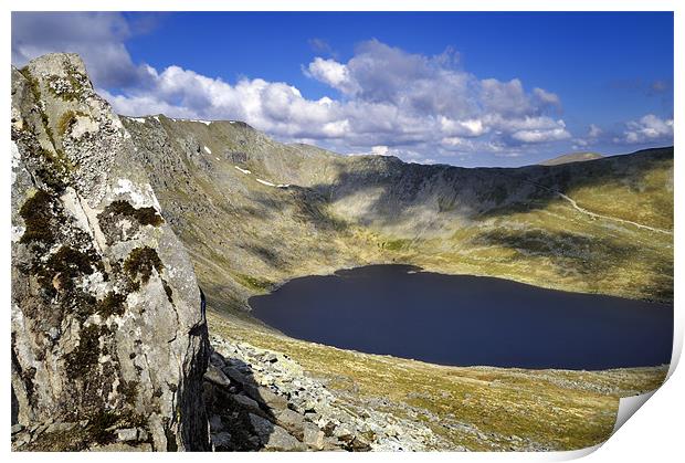 Helvellyn Summit Print by Stephen Mole