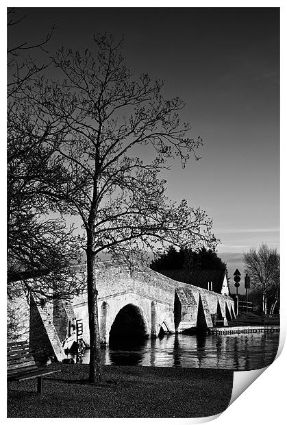 Potter Heigham Bridge Print by Stephen Mole