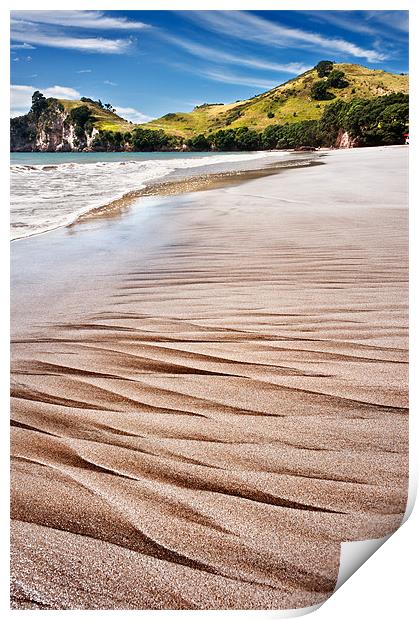 Ripples in the sand Print by Stephen Mole