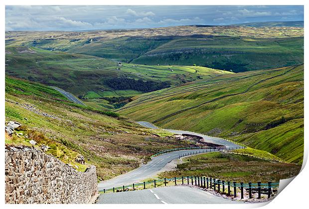 Over the moors Print by Stephen Mole