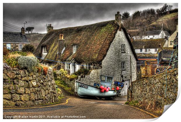 Cadgwith Print by allen martin