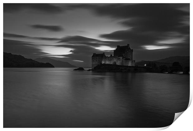 Changing Light, Eilean Donan Castle Print by Martin Appleby
