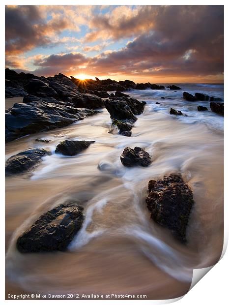 Surrounded by the Tides Print by Mike Dawson