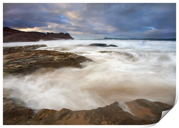 Tempestuous Sea Print by Mike Dawson