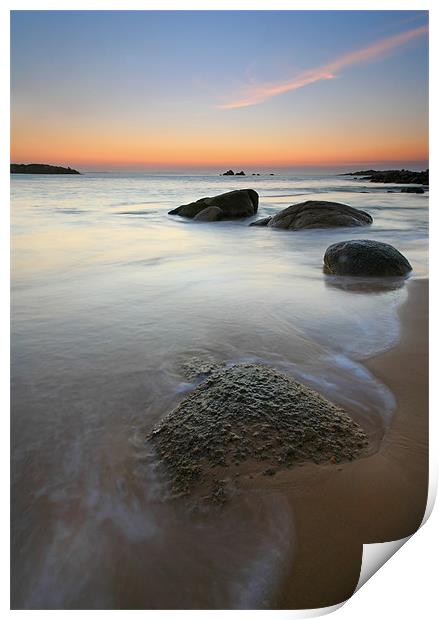 Stepping Stones Print by Mike Dawson