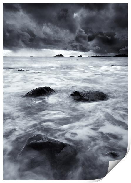 Turbulent Seas Print by Mike Dawson