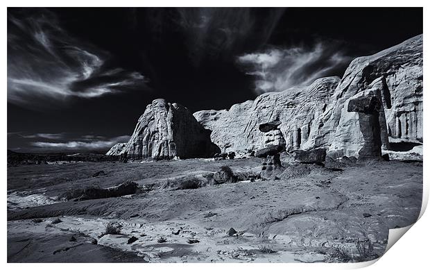 Parched Utah Print by Mike Dawson