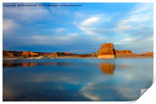 Last Light over Lake Powell Print by Mike Dawson