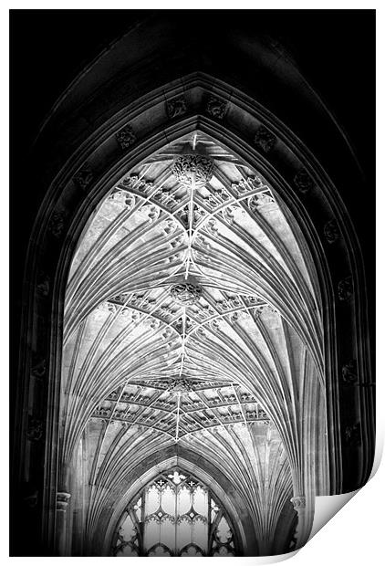 peterborough cathedral Print by rachael hardie