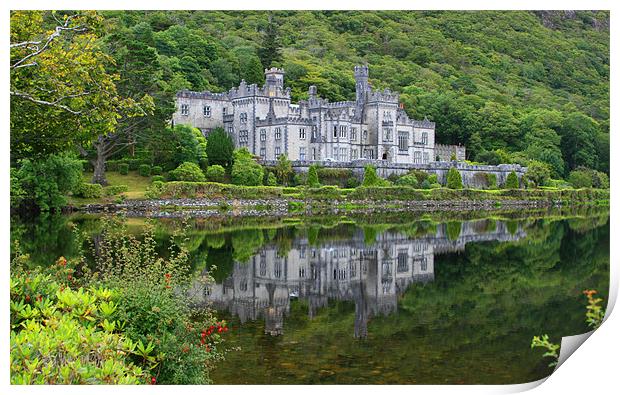 Abbeys of Ireland - Kylemore 1 Print by Andreas Hartmann