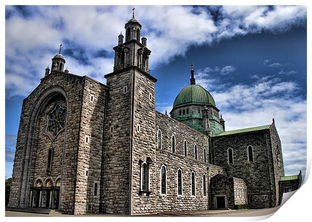 Galway Cathedral Print by Andreas Hartmann
