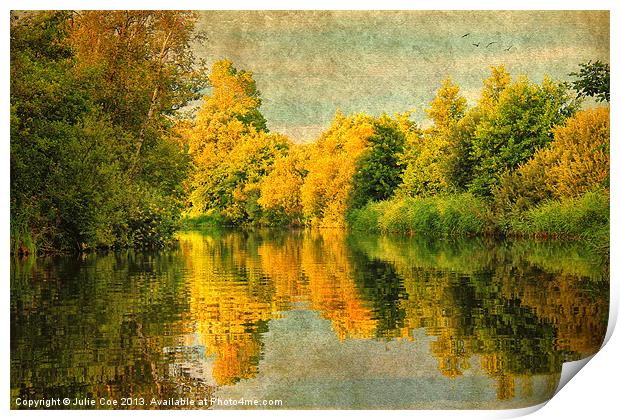 River Ant, Norfolk Print by Julie Coe