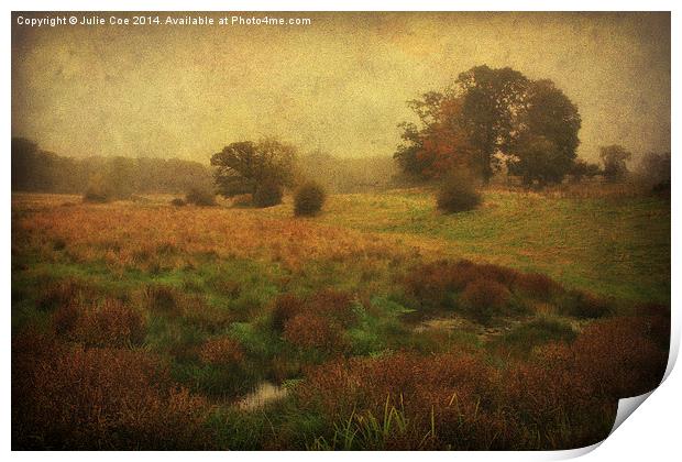 Meadow Fog Print by Julie Coe