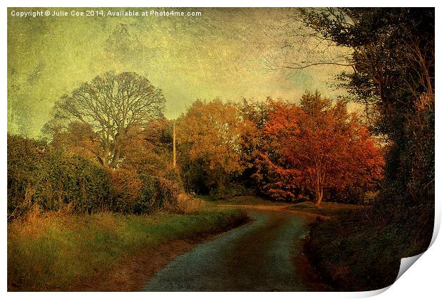 Rectory Road, Edgefield 2 Print by Julie Coe