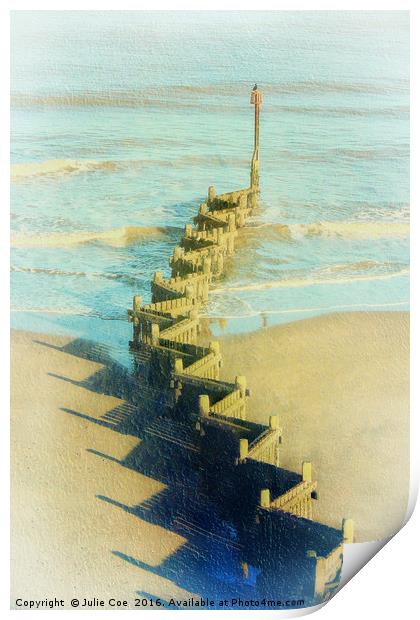 Overstrand Beach Print by Julie Coe