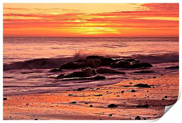 Coastal Sunrise Print by Mark Pritchard