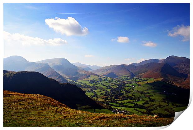 Sunny Valley Print by Mark Pritchard