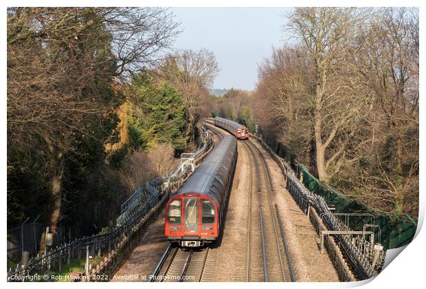 Roding Valley Transport Print by Rob Hawkins