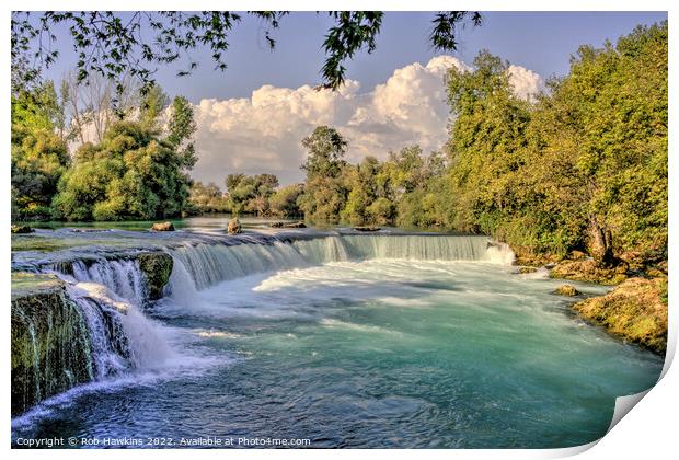 Manavgat Waterfall Print by Rob Hawkins