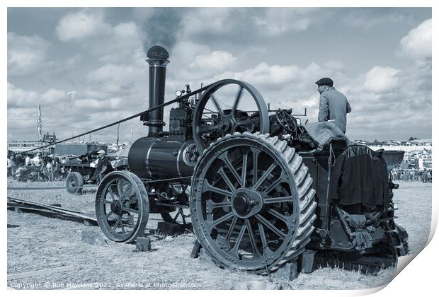 Ruston and Hornsby Traction  Print by Rob Hawkins