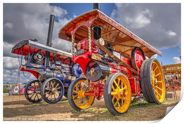 Prospector and Renown Print by Rob Hawkins