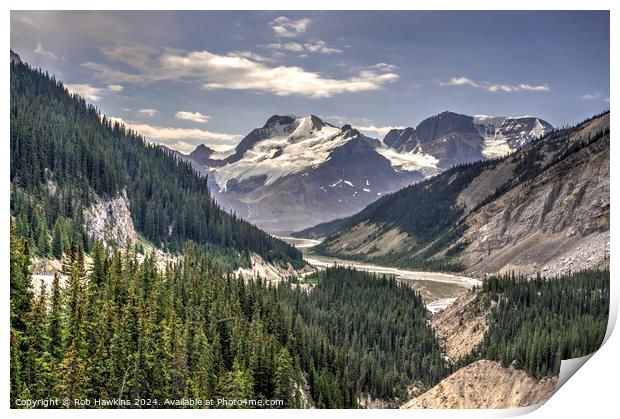 Glacier Vista  Print by Rob Hawkins