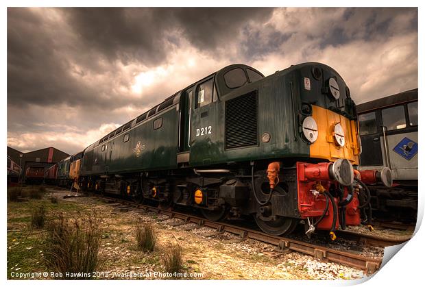 The BR class 40 Print by Rob Hawkins