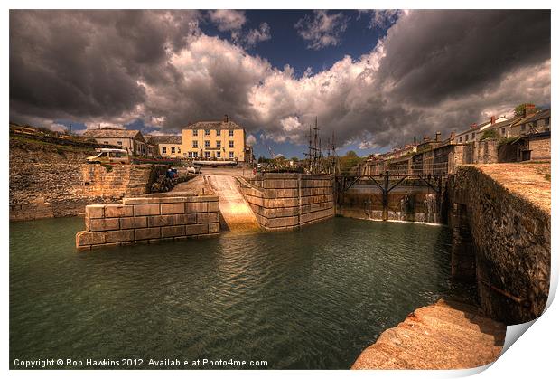 Charlestown Harbour Print by Rob Hawkins