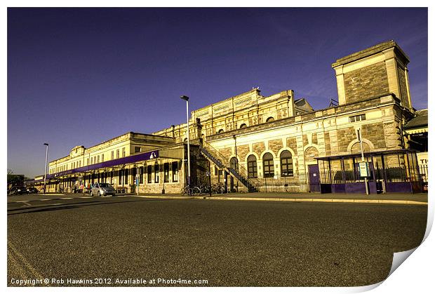 Exeter St David's Print by Rob Hawkins