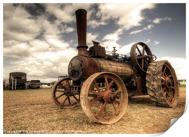 Rusty McLaren Print by Rob Hawkins