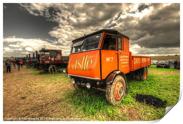 The Sentinel Wagon Print by Rob Hawkins