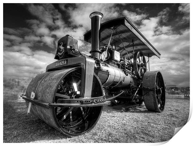 Steam Rolling Print by Rob Hawkins