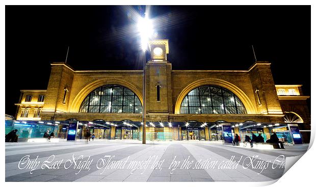 Kings Cross Print by Rob Hawkins