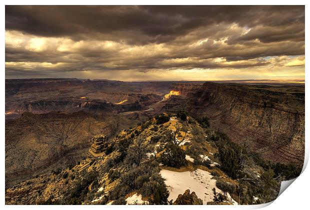 The Eastern Rim of the Grand Canyon Print by Rob Hawkins