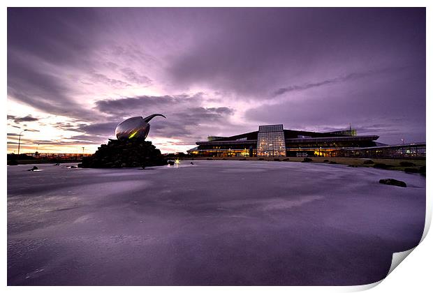 Keflavik  Airport Print by Rob Hawkins