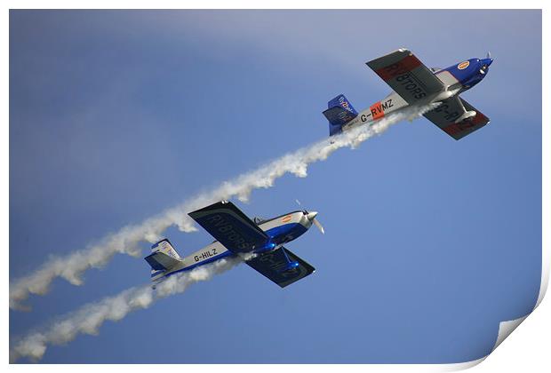 Stunt Planes Print by Rob Hawkins