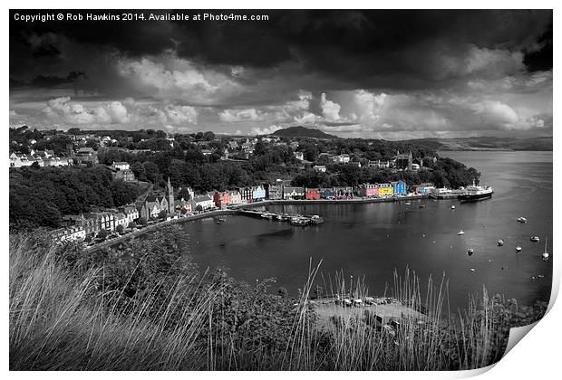  Colours of Tobermory  Print by Rob Hawkins