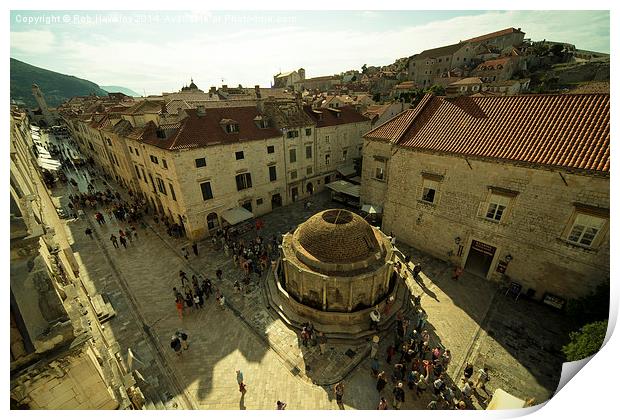  Heart of Dubrovnik  Print by Rob Hawkins