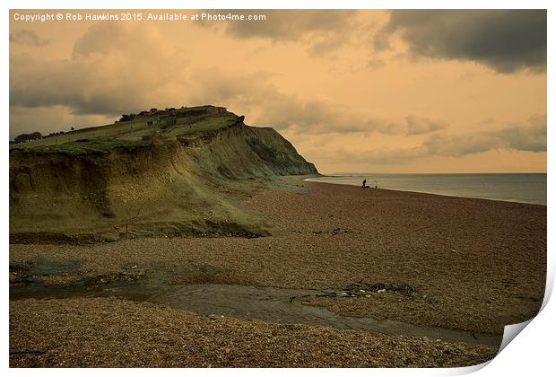  Seatown Cliffs  Print by Rob Hawkins